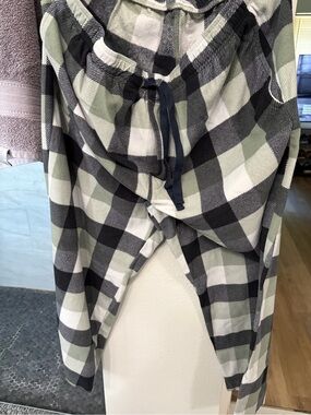 Sonoma Men’s Plaid Lounge Pants - Black, White & Gray